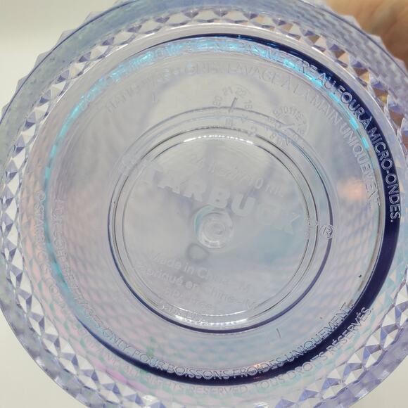 Starbucks OG Unicorn Studded Venti Tumbler Cold Cup Iridescent Silver Straw - Picture 3 of 6